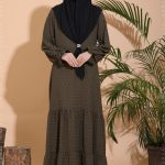 olive long dresses (jubah muslimah olive)